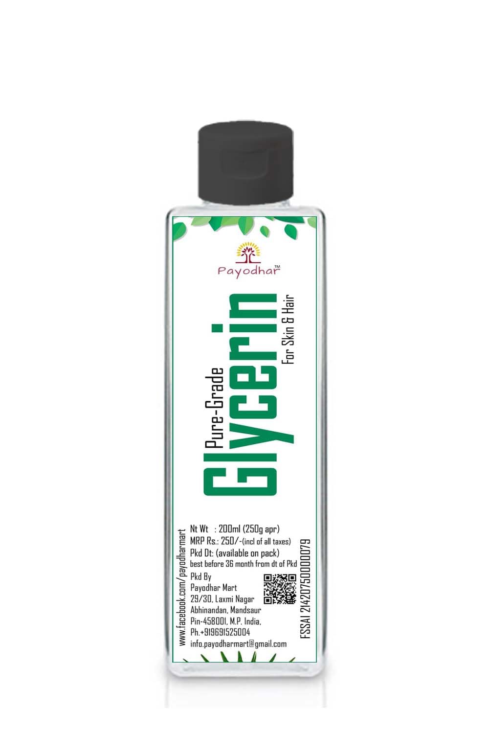 Natural Glycerin Skin Care Lotion for Dry Skin - Moisturizing Face, Hair & Body - Winter Healing & Beauty Treatment - 200g Pack | Ideal for Daily Hydration, Cracked Skin Repair & Sensitive Skin Care