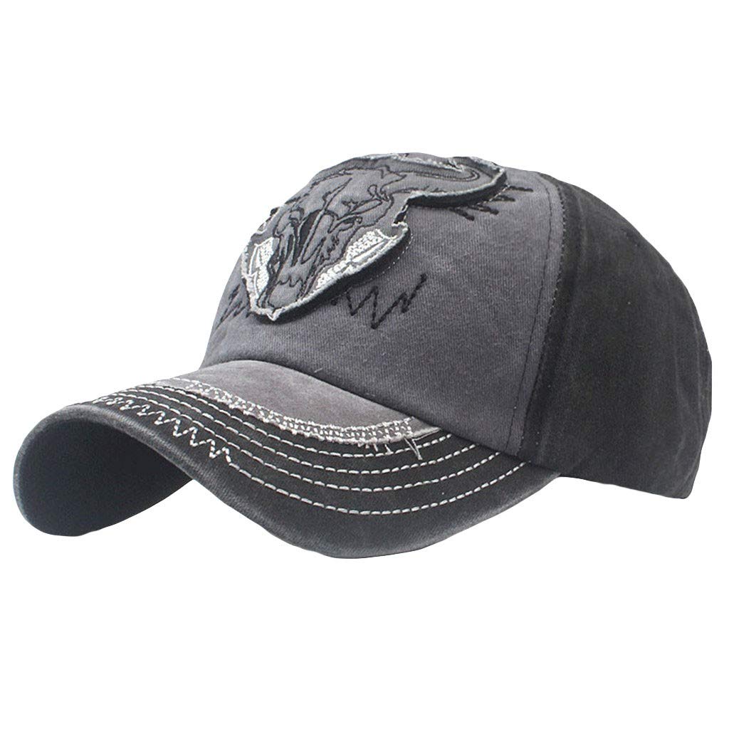 FVBHTY Translucent Reversible Distressed Denim Baseball Cap - Adjustable Embroidered Unisex Hat for Men & Women | Perfect for Outdoor Sports, Street Fashion and Casual Wear