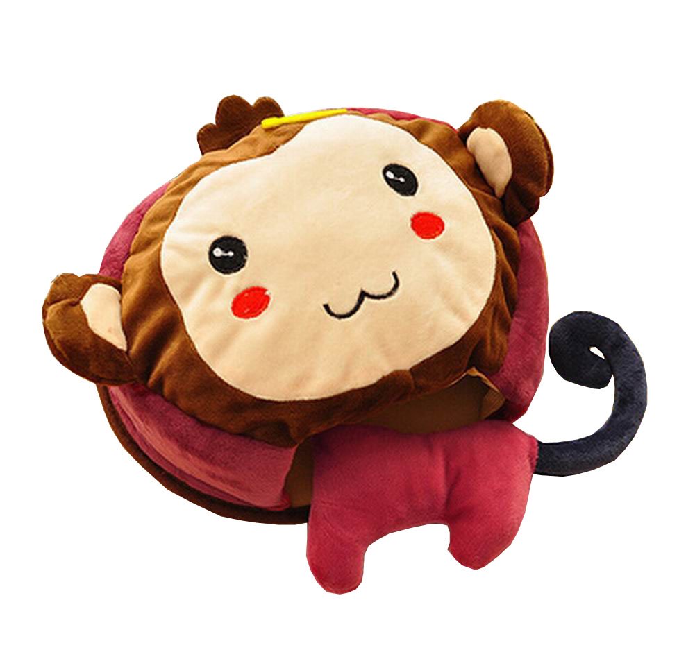 USB Heated Mouse Pad with Wrist Support - Electric Hand Warmer for Winter - Cute Monkey Design - Perfect for Office, Gaming & Cold Weather Use