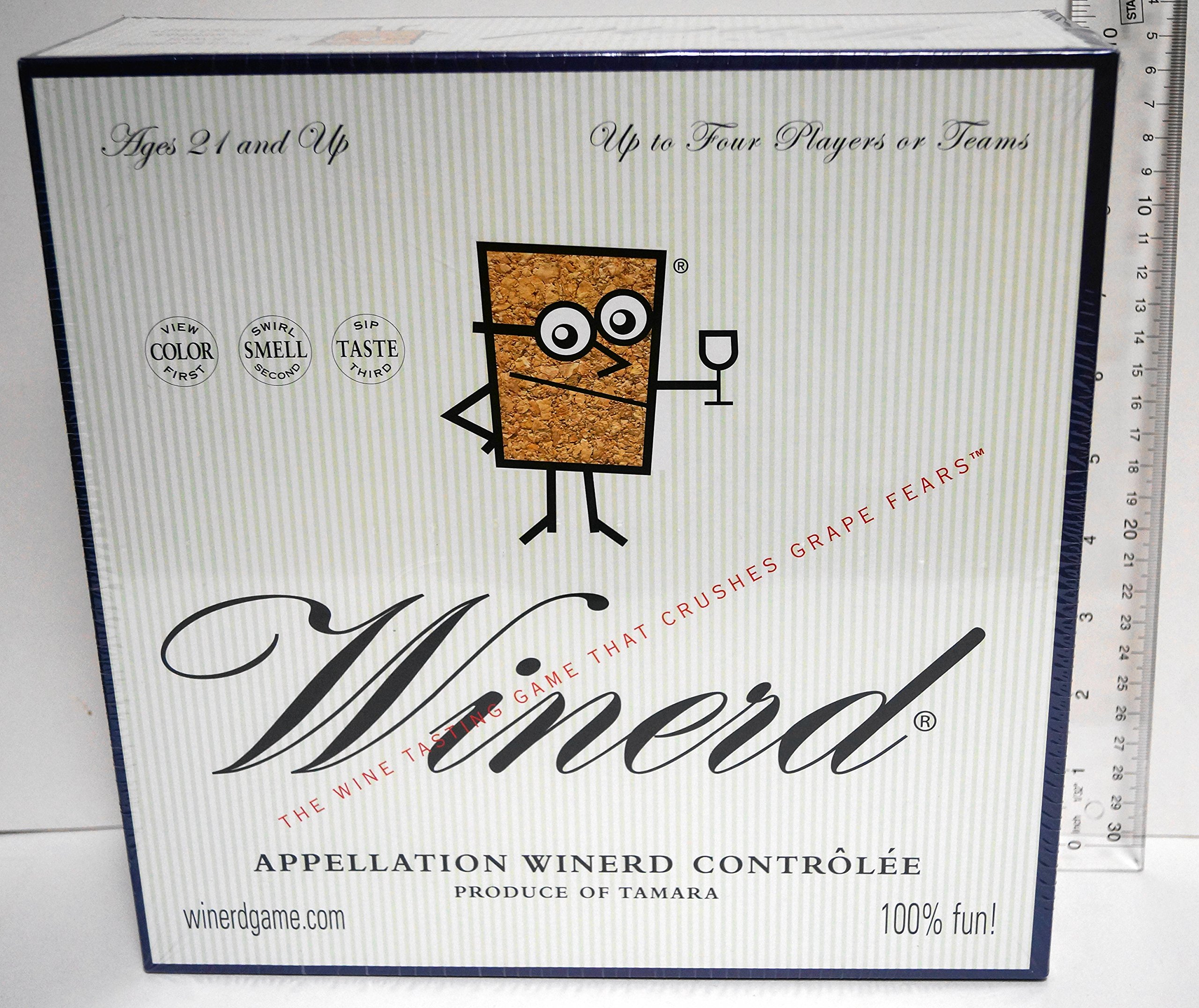 Winerd Wine Trivia and Blind Tasting Board Game for Adults - Fun Party Game for Wine Lovers, Perfect for Date Nights & Social Gatherings