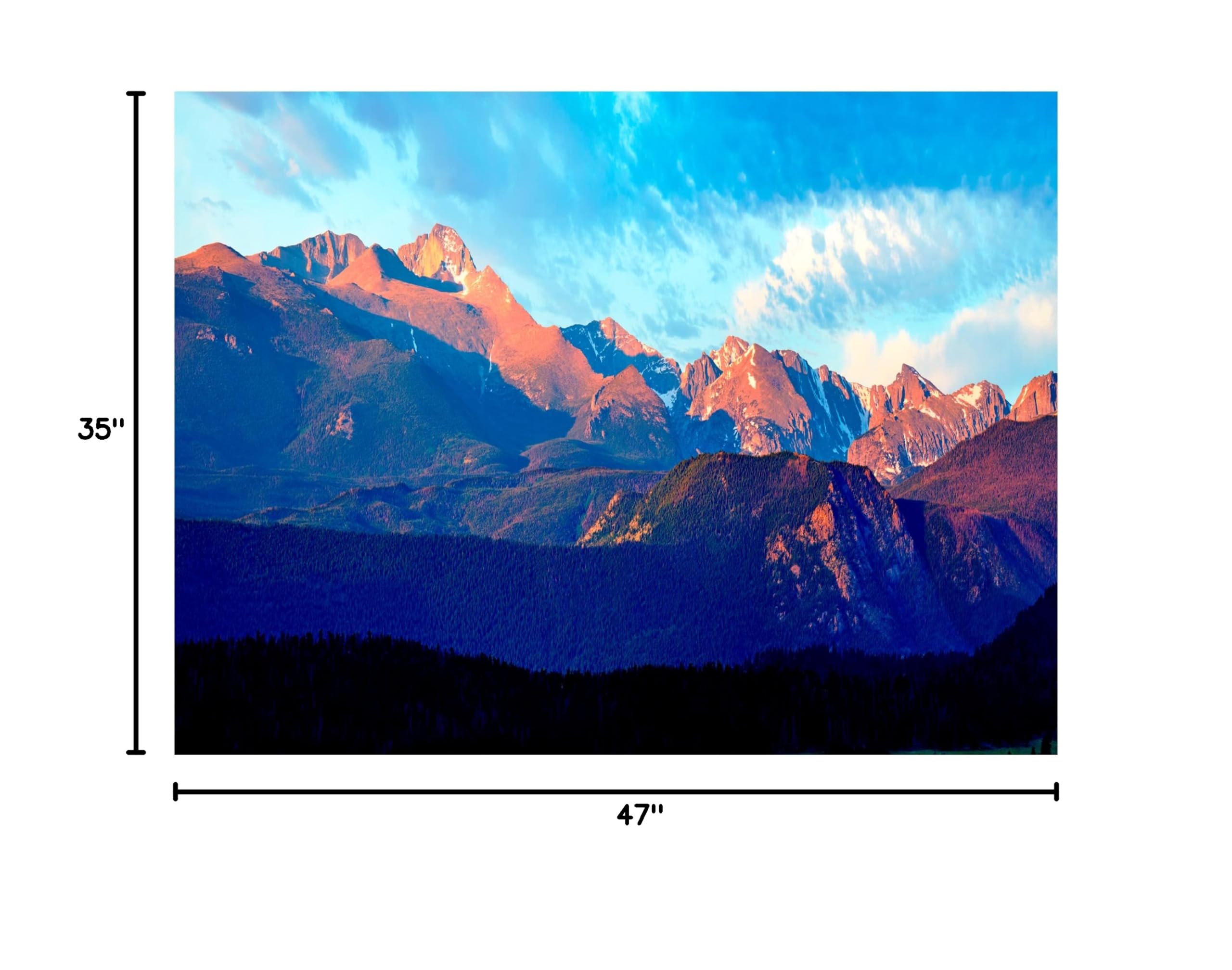 Mountainscape Photograph I Canvas Art by James McLoughlin - Premium Wall Decor for Living Room, Bedroom & Office | Trademark Fine Art