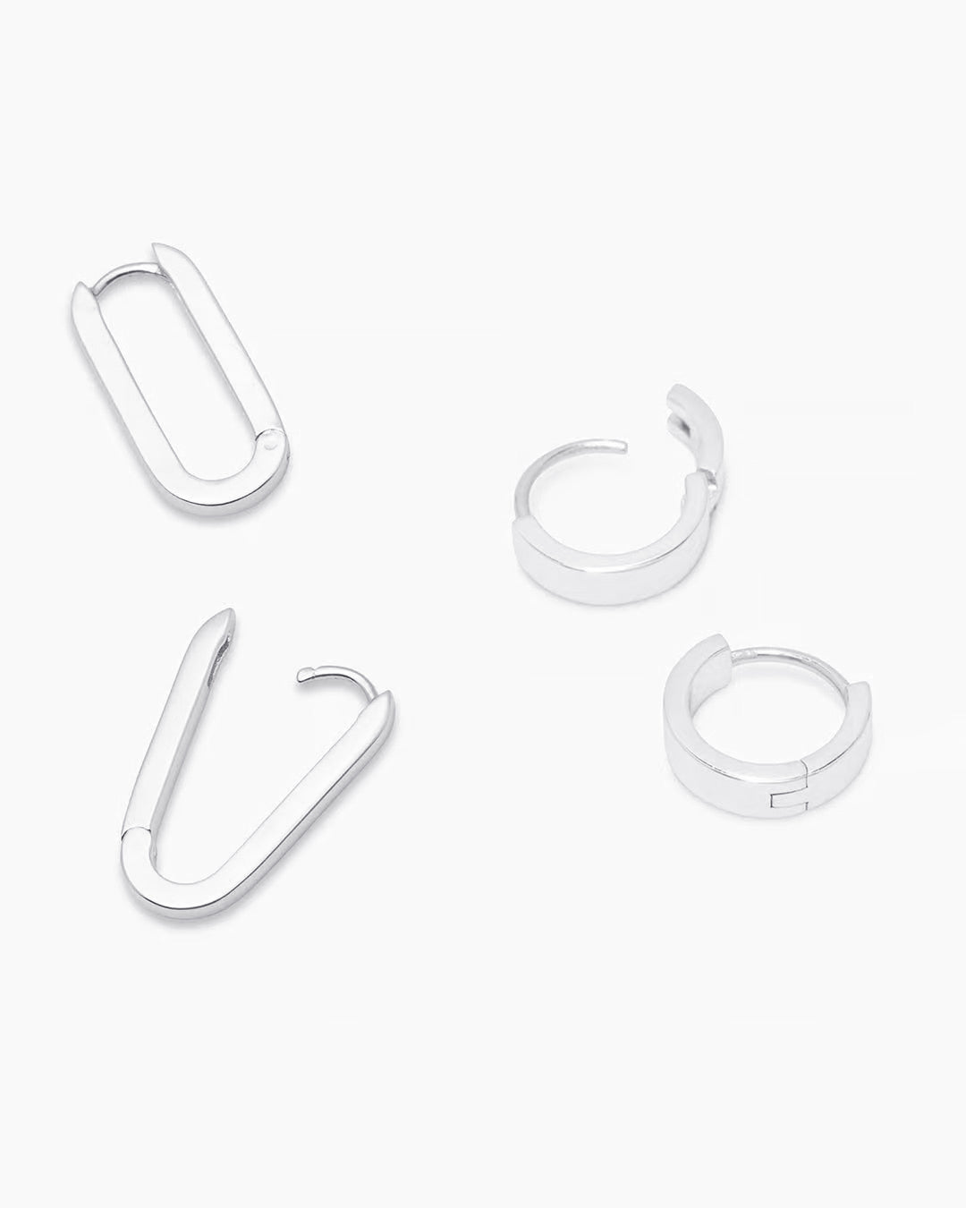 Rose Huggie Earrings Set - 14K Gold Plated Rose Stud Earrings for Women, Minimalist Dainty Huggies for Everyday Wear | Perfect Gift for Valentine's Day, Anniversary & Bridal Jewelry