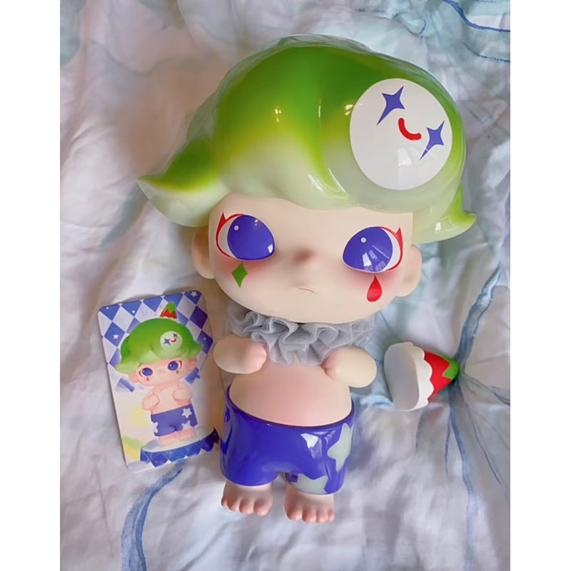 DIMOO Amusement Park Green Clown Plus Limited Edition Collectible Figure - Perfect for Display, Gifts, and Anime Fans Collection