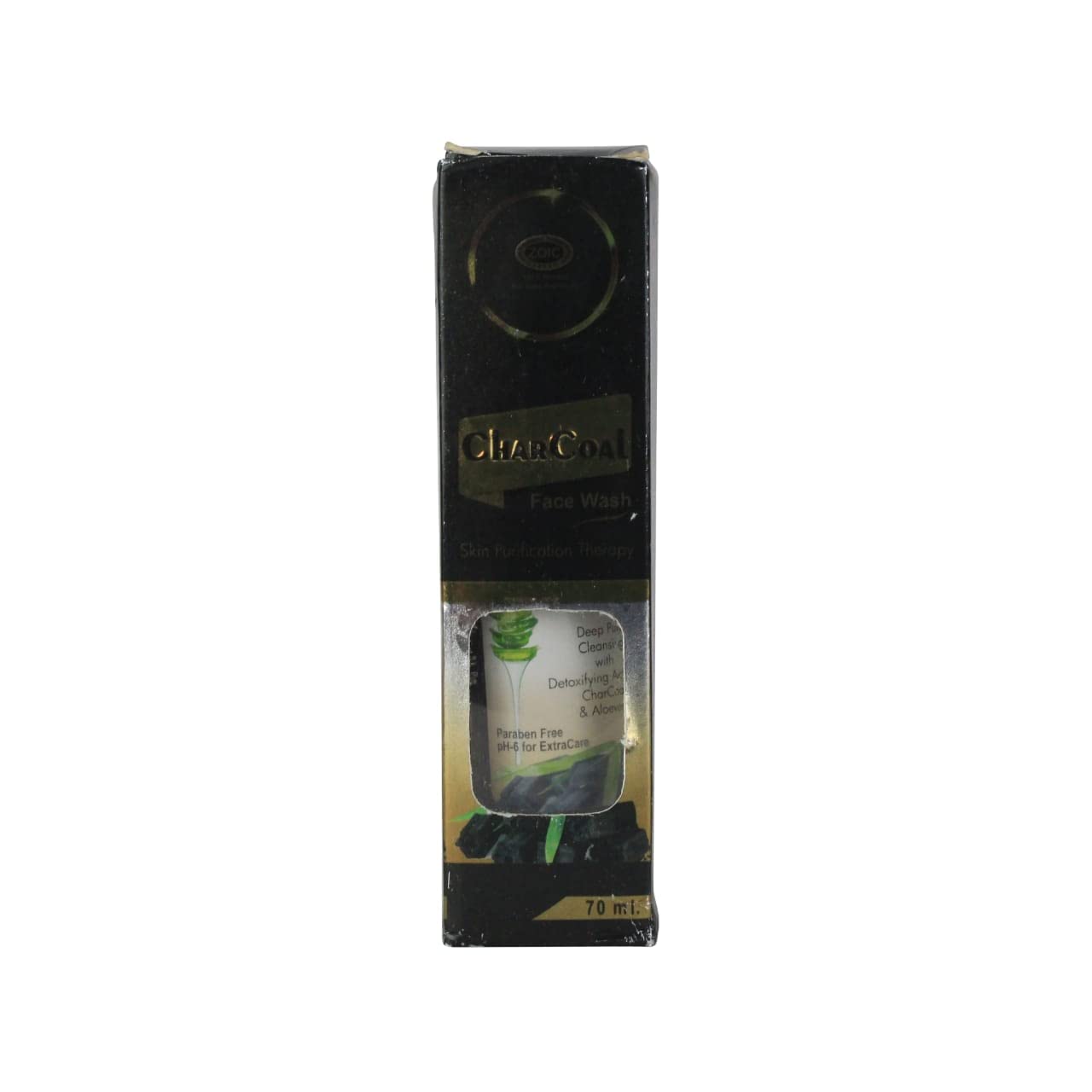 Purifying Charcoal Face Wash for Deep Cleansing | Paraben-Free, pH-6 Balanced Formula | Pack of 1 | Ideal for Oily & Acne-Prone Skin | Daily Detox & Skin Clarifying Treatment