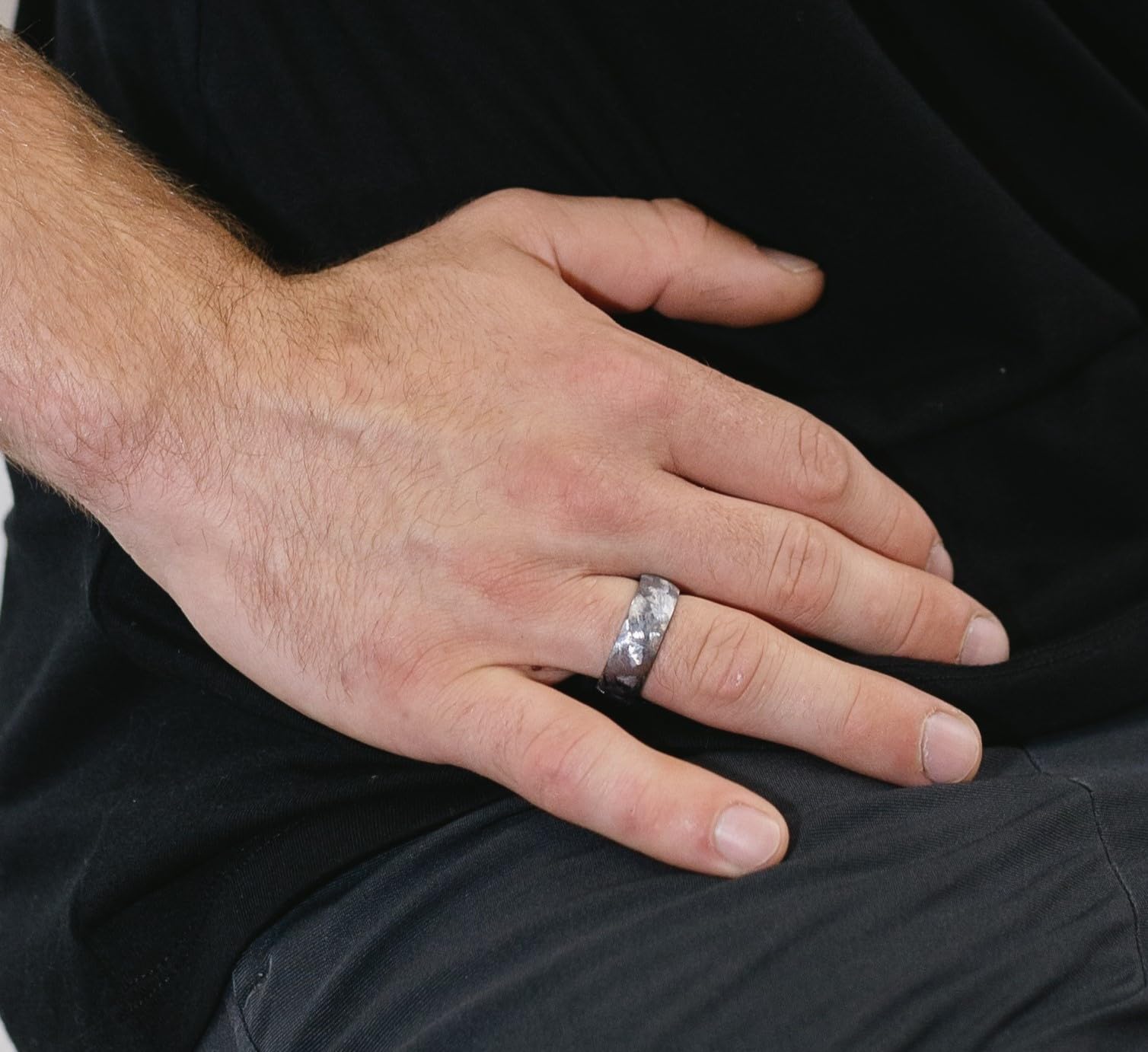 Boston Bay Diamonds Tantalum Comfort Fit Men's Wedding Band & Fashion Ring - 7mm & 8mm Width Options - Hypoallergenic Durable Metal - Perfect for Weddings, Anniversaries & Everyday Wear