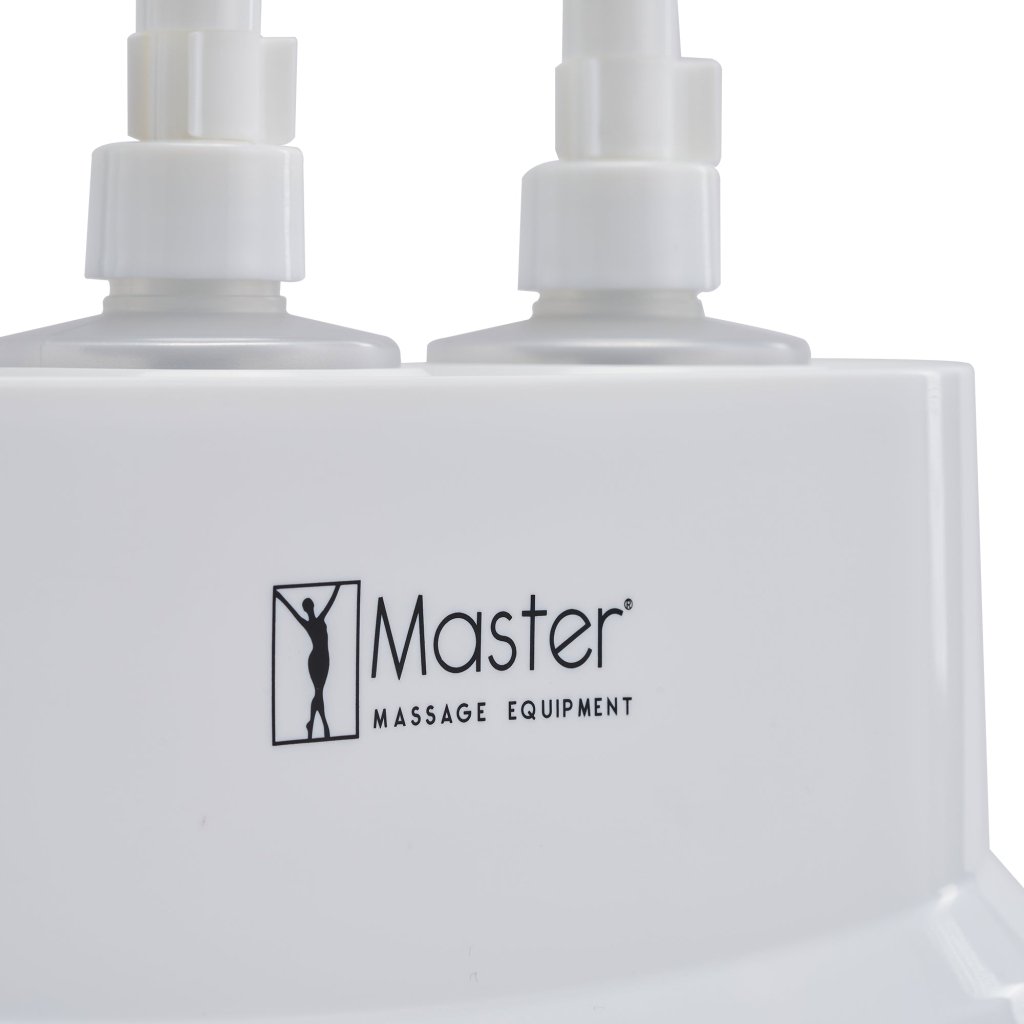 Professional Massage Oil Warmer with 3 Empty Bottles - Portable Massage Lotion Heater for Creams & Oils - Spa & Home Massage Therapy Equipment for Relaxation & Pain Relief