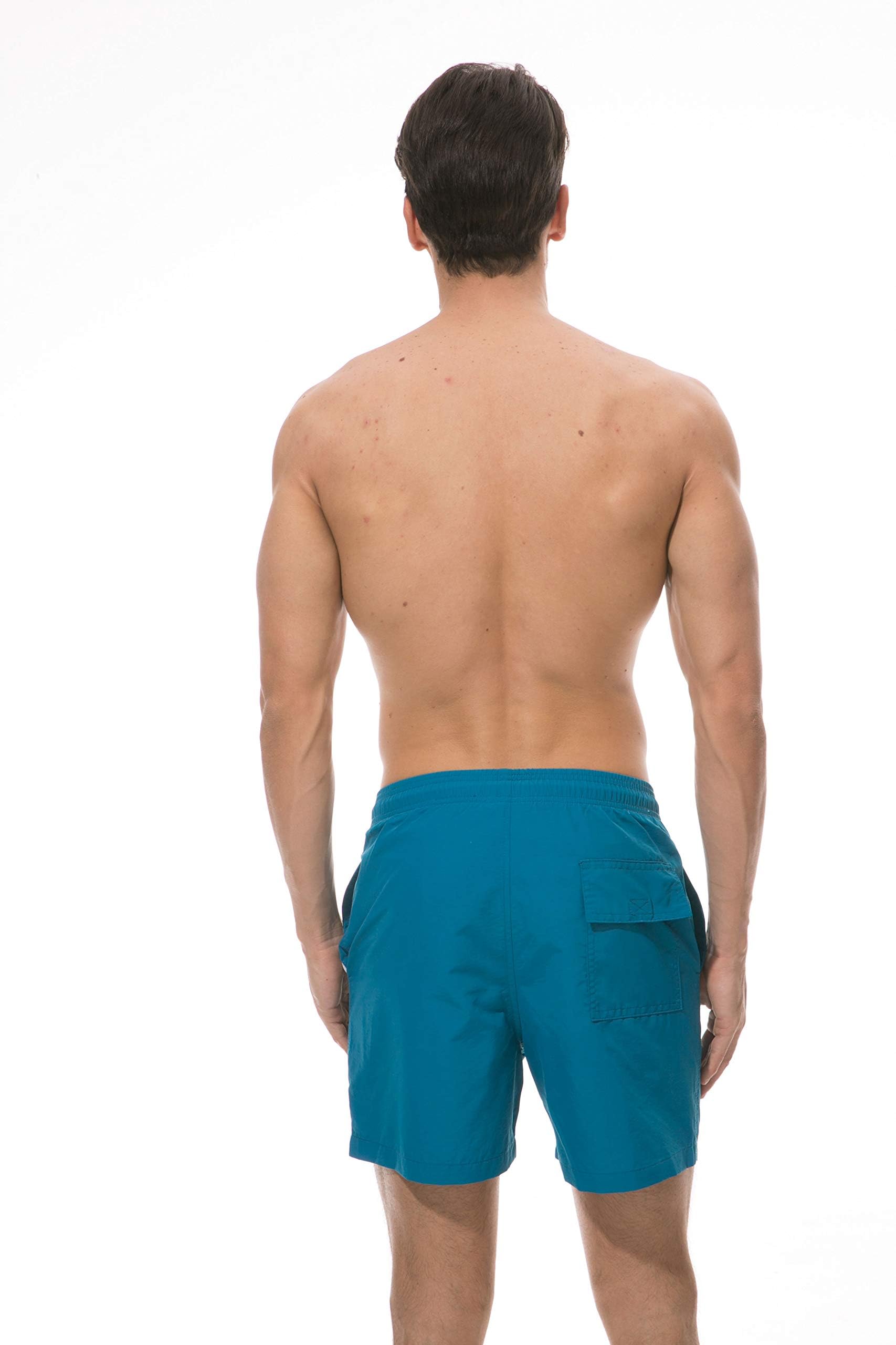 **Men's Quick-Dry Swim Trunks - Lightweight Board Shorts for Swimming, Surfing & Beach Activities**