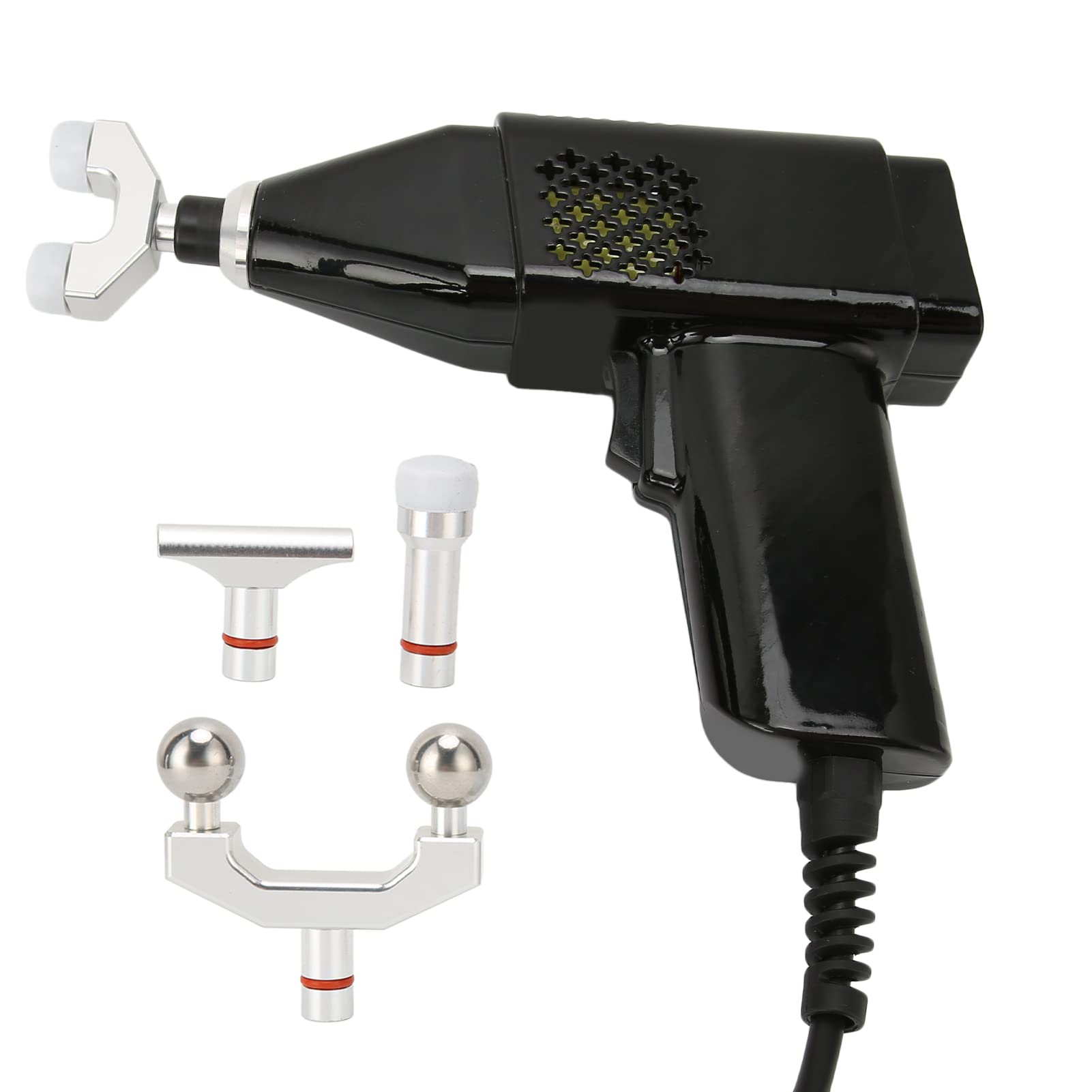 Electric Spine Adjusting Gun - Chiropractic Massage Gun for Muscle Pain Relief & Body Recovery with Interchangeable Physiotherapy Heads - Perfect for Athletes, Gym Enthusiasts & Office Workers