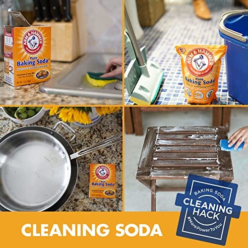 Arm & Hammer Baking Soda Fridge and Freezer Odor Absorber - 14 oz (12 Pack) | Natural Deodorizer for Refrigerator, Freezer, Pantry & Home | Eliminates Bad Smells & Keeps Food Fresh