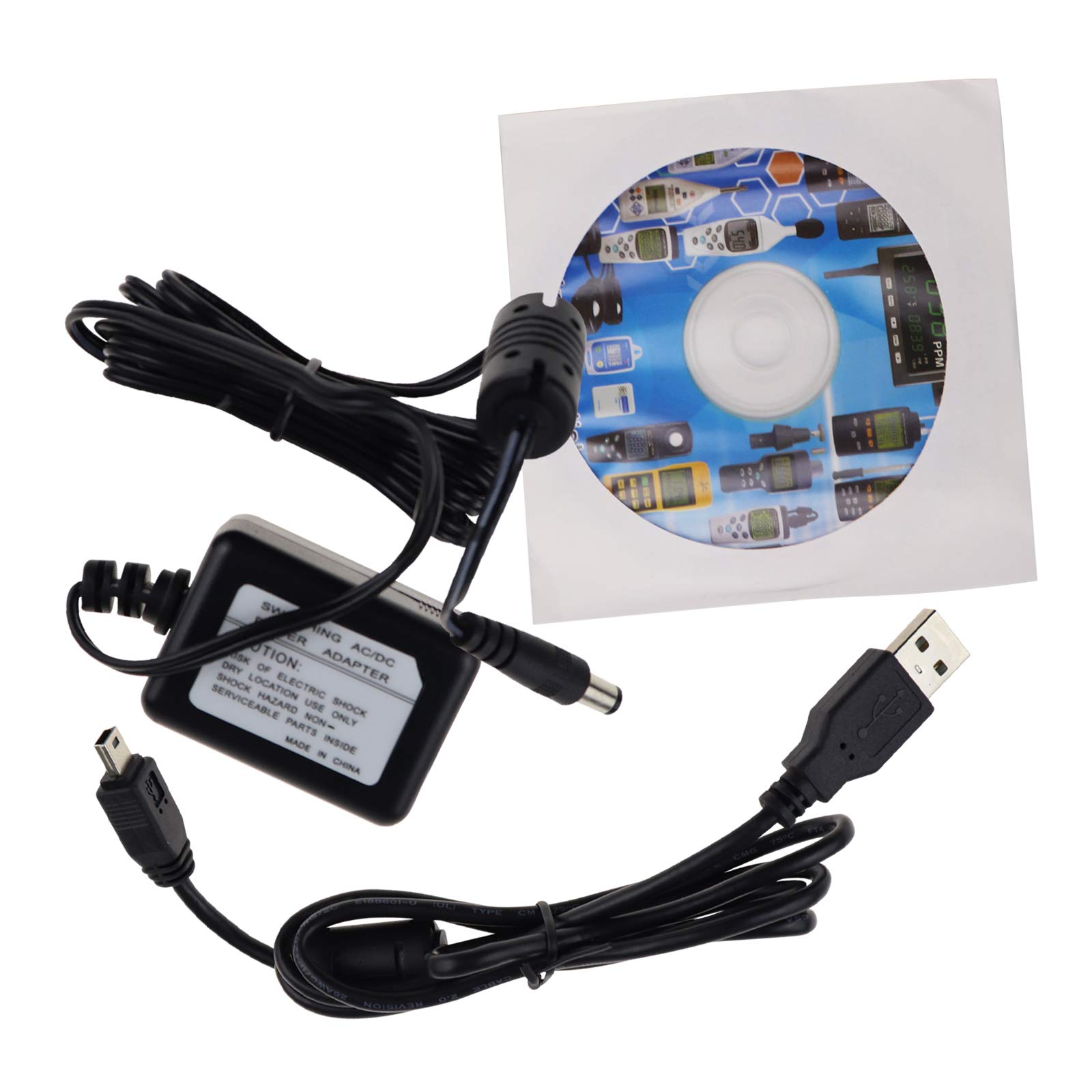 AC/DC Gaussmeter - Digital Magnetic Field Strength Meter with 3000mT (30000 Gauss) Range, N/S Polarity Detection & Auto/Manual Data Recording - Ideal for Industrial Testing, Laboratory Research and Permanent Magnet Analysis