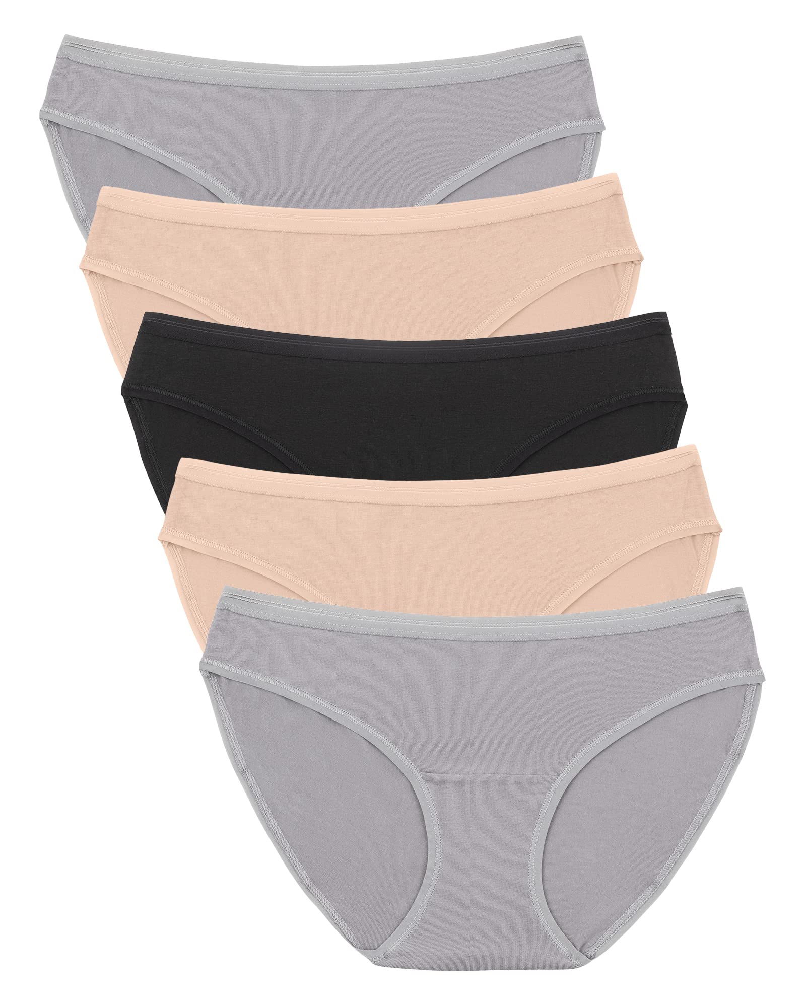 Kindred Bravely Signature Cotton Bikini Underwear for Maternity & Postpartum - Soft, Breathable & Comfortable Panties for Pregnancy & Nursing - Perfect for Everyday Wear, Hospital Bag & Recovery