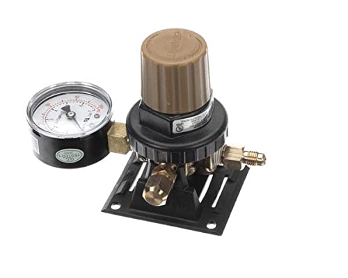 Lancer Regulator Secondary Soda Wall Mount 1/4 Inch Inlet 1/4 Inch Outlet with Check Valve - Perfect for Commercial Soda Dispensers and Beverage Systems
