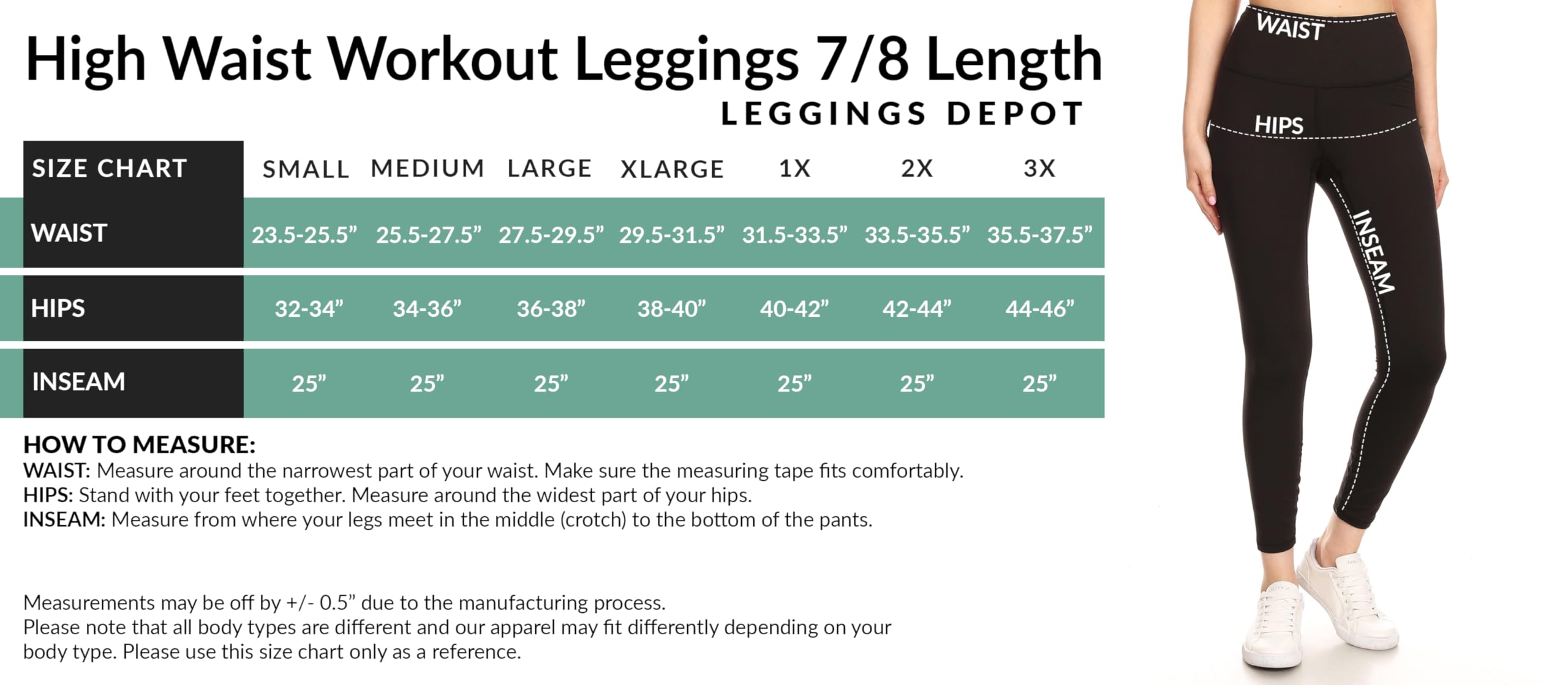 Leggings Depot Women's High Waist Yoga Pants - Tummy Control Workout Leggings for Running, Gym & Active Wear - Comfortable Stretchy Fitness Leggings for Women