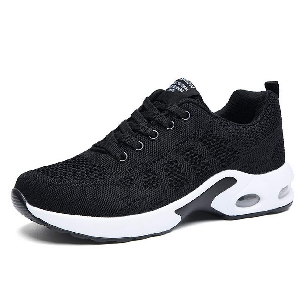 Women's Breathable Mesh Sneakers - Lightweight Casual Lace-Up Walking Shoes with Cushioned Comfort for College Students | Perfect for Campus, Gym & Everyday Wear