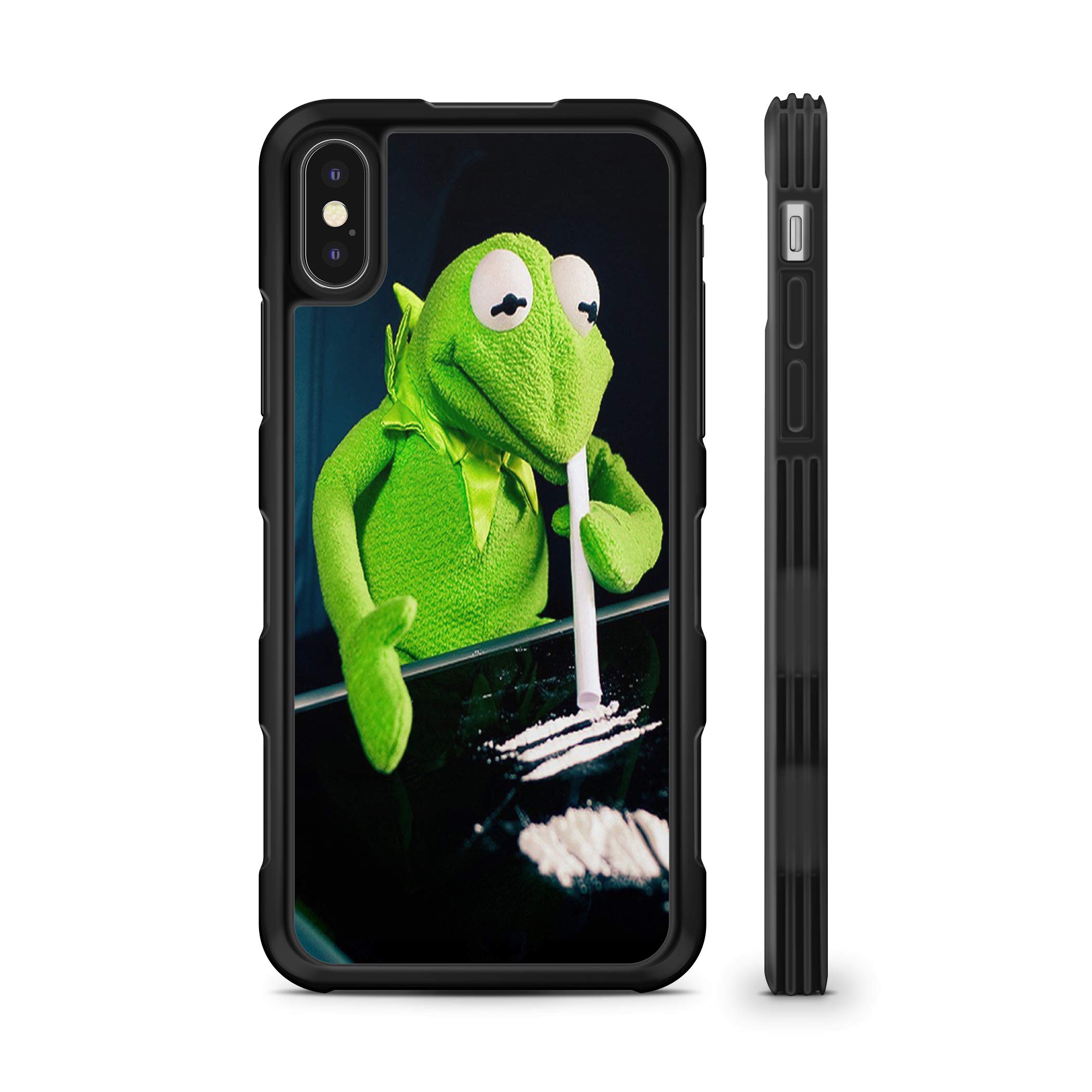 Shockproof iPhone XR Case - The Frog on Cocaine Design | Durable TPU Rubber Protective Cover for iPhone XR (6.1 Inch) - Perfect for Outdoor Activities, Sports & Daily Use