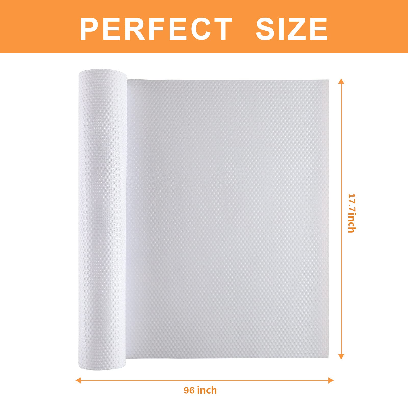 FLPMIX White Waterproof Shelf Liner - 17.7