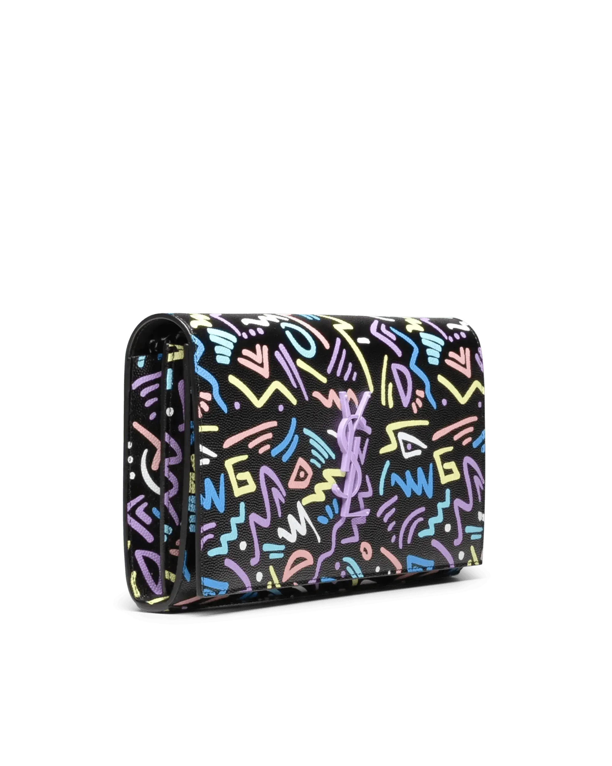 Stylish Graphic Design Chain Wallet for Women & Men - Trendy Crossbody Phone Wallet for Travel, Shopping & Everyday Use