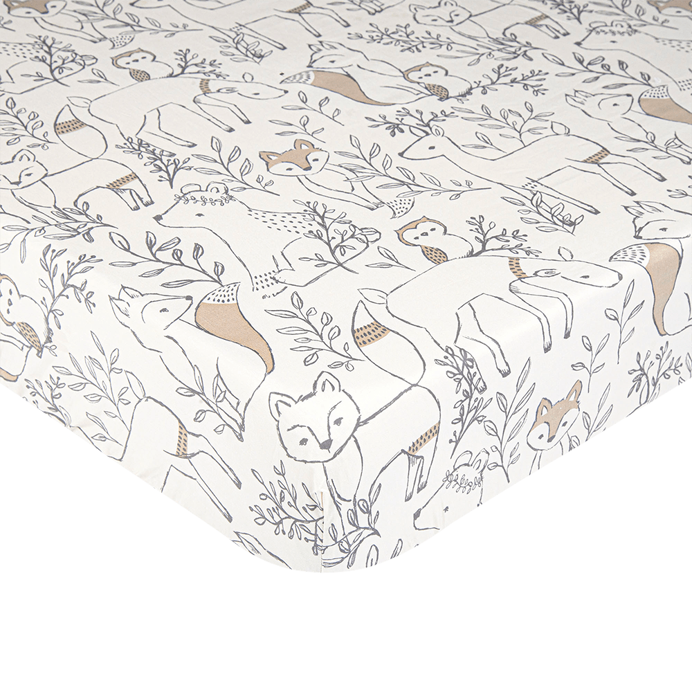 Soft Organic Cotton Fitted Crib Sheet for Baby Crib - Breathable & Hypoallergenic Nursery Bedding - Perfect for Newborns, Infants & Toddlers - Ideal for Daycare, Nursery or Home Use