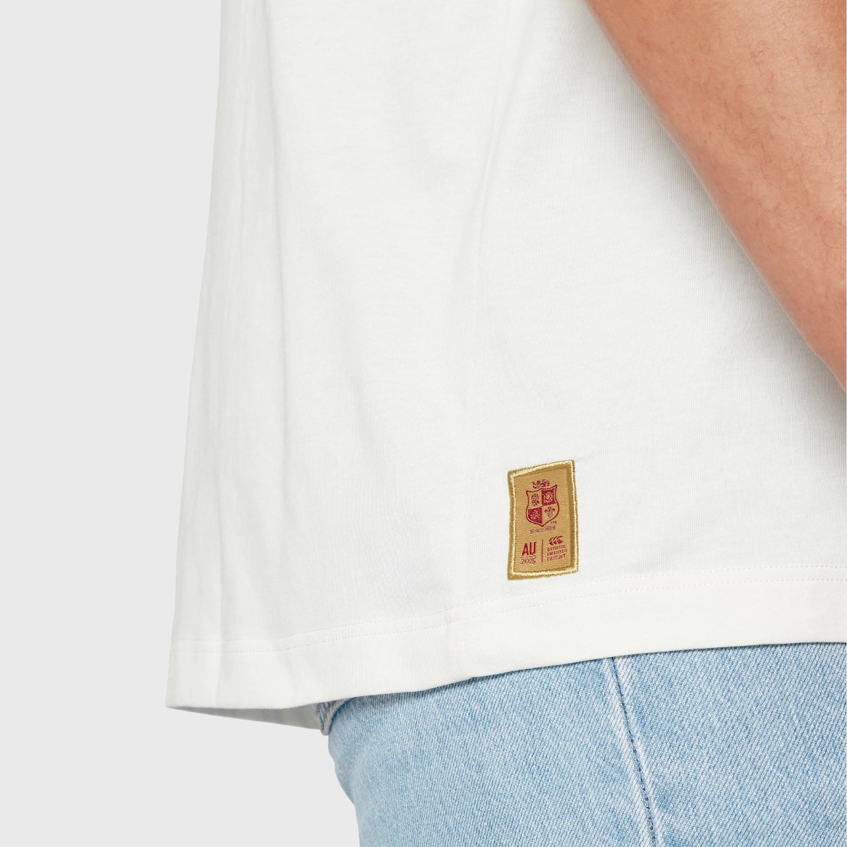Canterbury British & Irish Lions Men's Cotton T-Shirt - White | Rugby Fan Apparel & Casual Wear