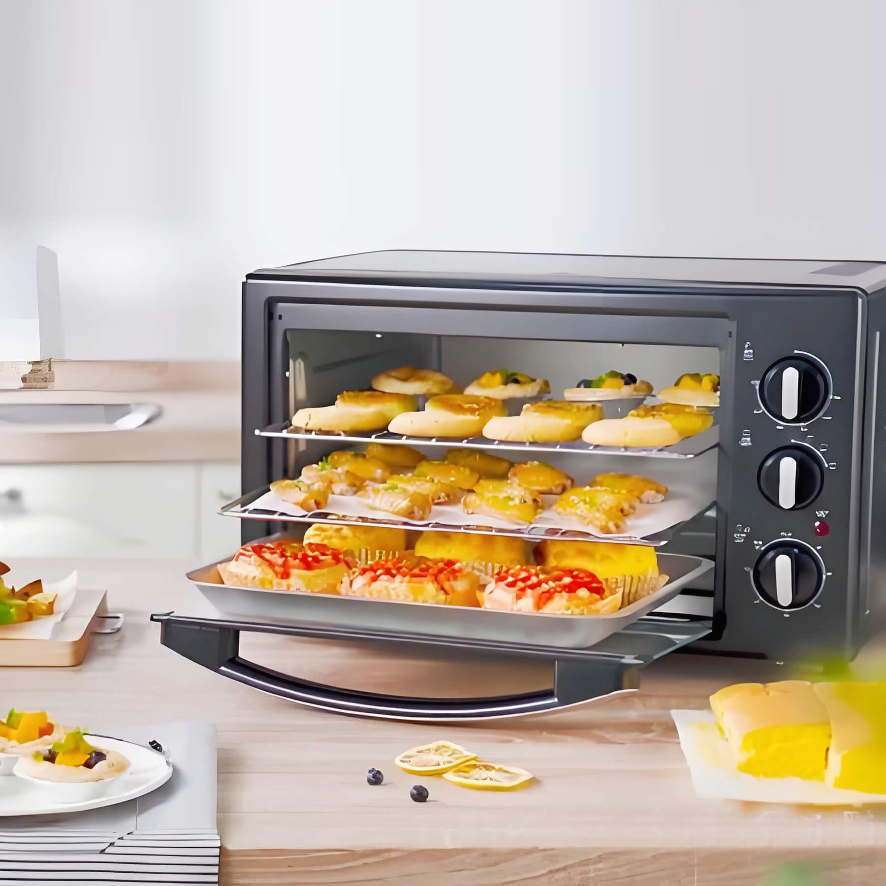 Heavy Duty 304 Stainless Steel Adjustable Oven Rack - Universal Telescopic Cooling & Baking Rack for Whirlpool, Frigidaire, GE, Kenmore Ovens - Perfect for Roasting Turkey, Baking Cookies, and Cooling Pastries