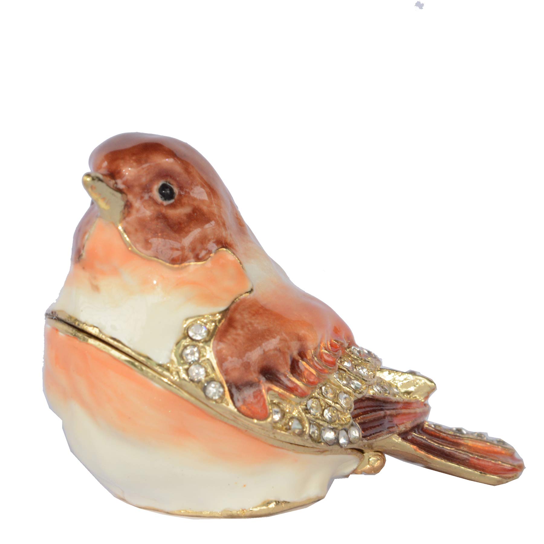 Bird Jewelry Box - Handmade Trinket Holder for Necklaces & Gifts