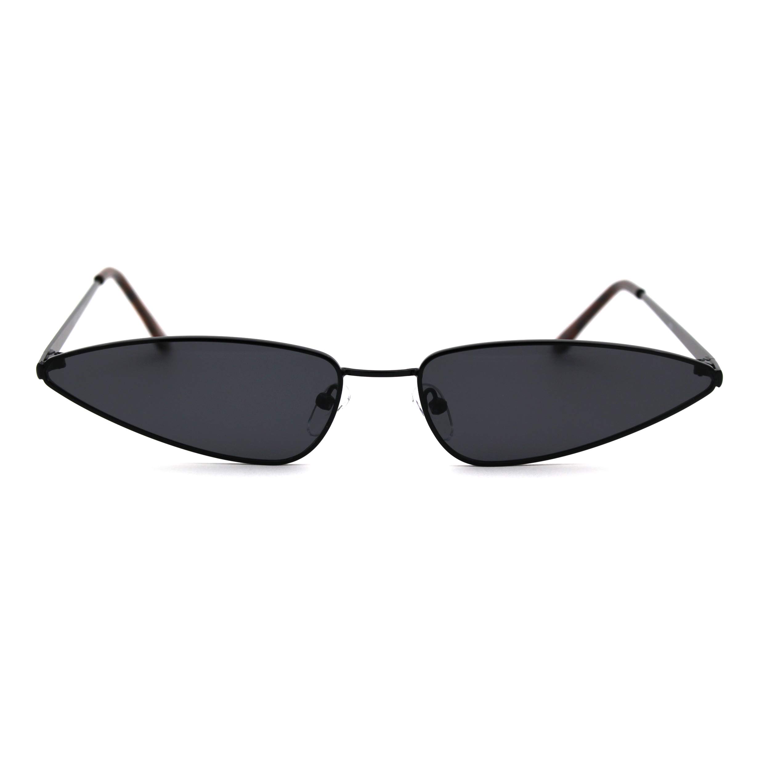 Vintage Retro Hippie Triangle Metal Rim Sunglasses for Women & Men - 70s Inspired Fashion Accessory for Beach, Music Festivals & Outdoor Adventures