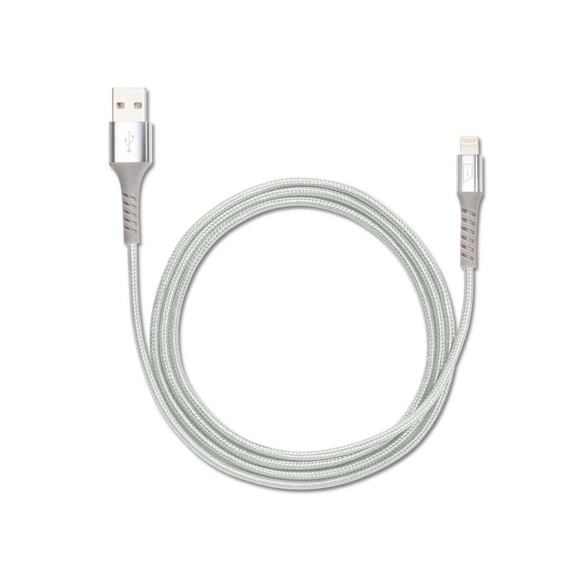 iStore Flex 4ft (1.2m) Lightning to USB Charging Cable - Durable Reinforced Cord for iPhone 14/13/12/11/X/8/7, Fast Charging & Data Sync - Perfect for Home, Office & Travel Use