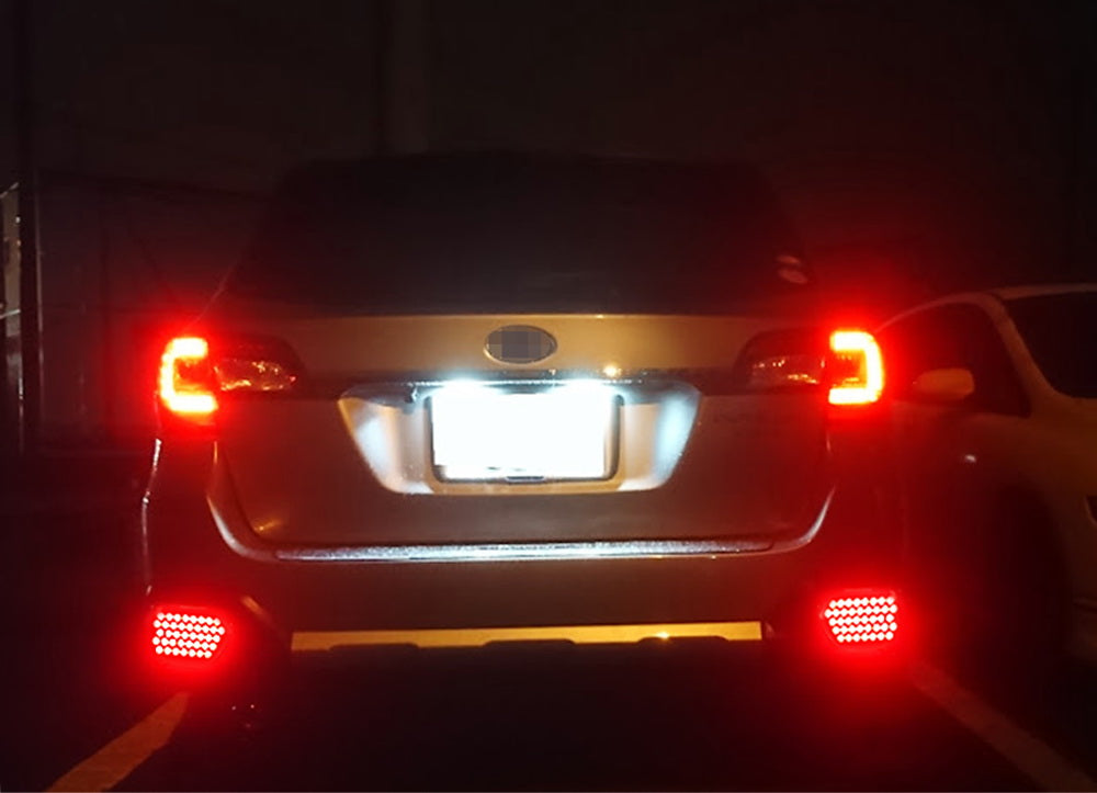 Full LED 3-in-1 Tail Light Brake Sequential Turn Signal Bumper Reflex for 2018-2022 Subaru XV Crosstrek - Upgrade Your Car's Rear Lighting for Enhanced Safety & Style