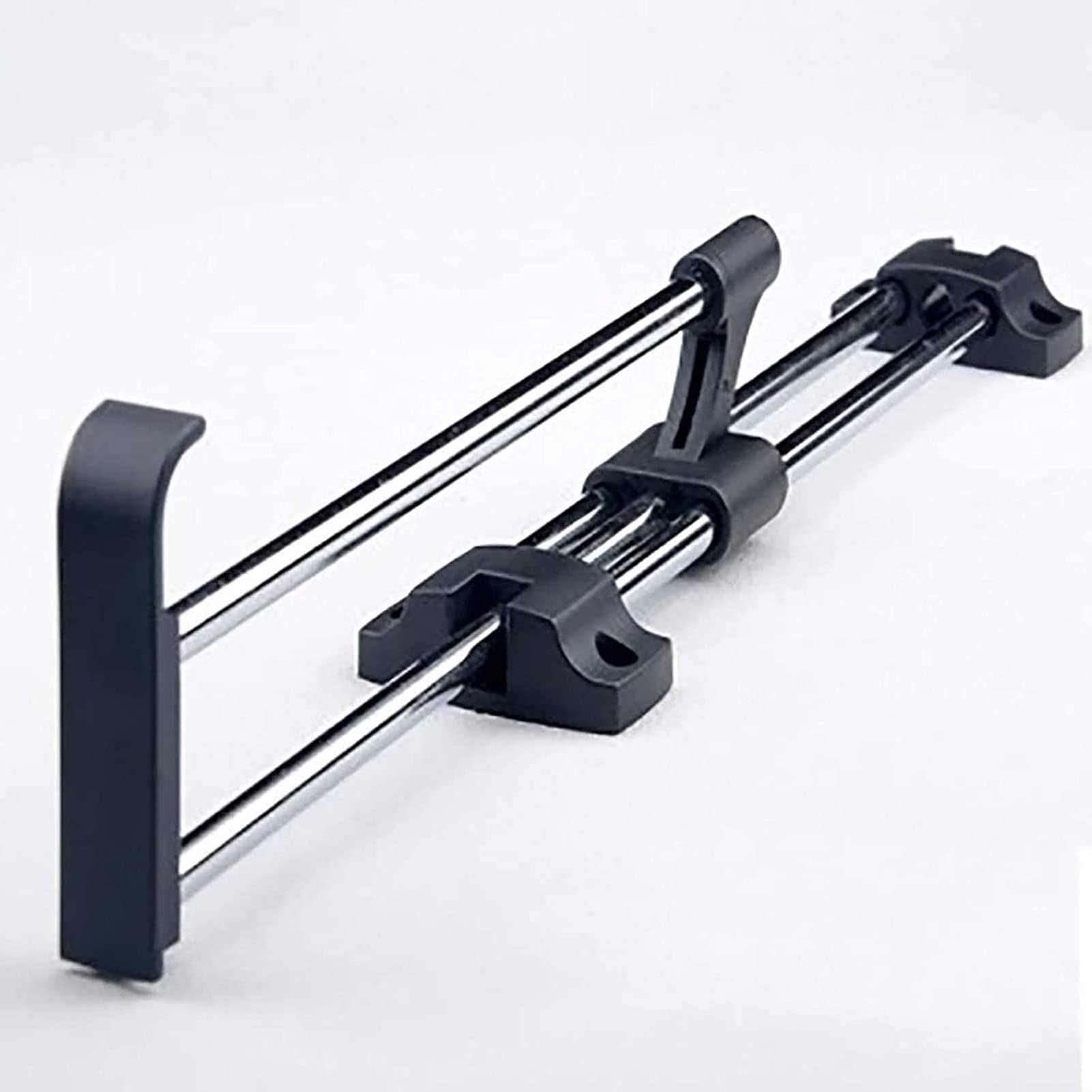 Heavy Duty Retractable Closet Rod - Pull Out Wardrobe Hanger Rail & Towel Rack - Polished Chrome - 5 Adjustable Sizes (25cm-50cm) - Perfect for Closet Organization, Bedroom Storage & Bathroom Towel Hanging (Size: 40cm/15.7in)