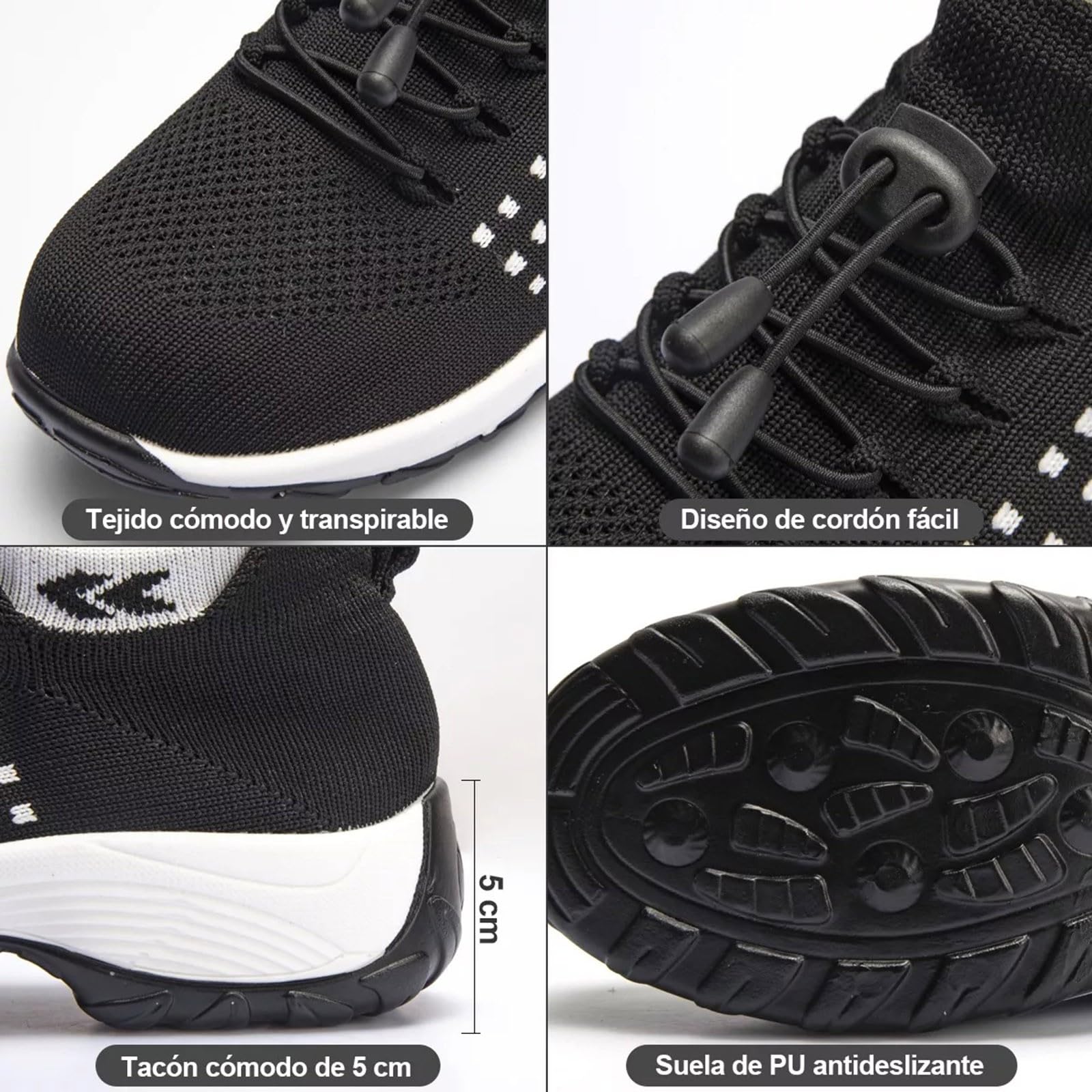**Women's Lightweight Running Shoes - Slip-On Tennis Sneakers for Walking, Non-Slip Athletic Shoes - Comfortable for Jogging, Gym & Casual Wear**