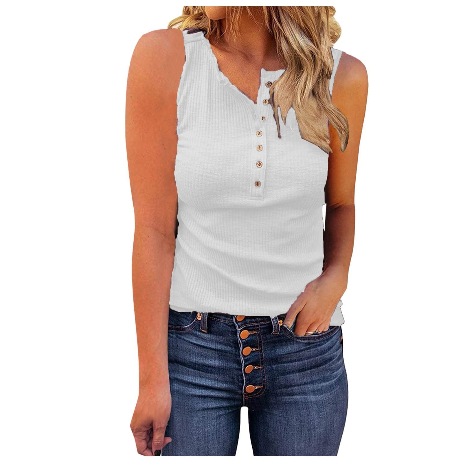 Women's Casual Short Sleeve T-Shirt 2023 - Solid Color Lace Collar Blouse, Summer Sleeveless Tunic Top for Women | Perfect for Office Wear, Date Night & Casual Outings