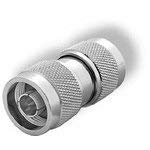 Amphenol UG-57B/U N Type Plug to N Type Plug Adapter - Non-Isolated, Silver-Plated Brass Connector (50 Ohm, 11GHz Max) - Perfect for RF Communication, Antenna Systems & Test Equipment