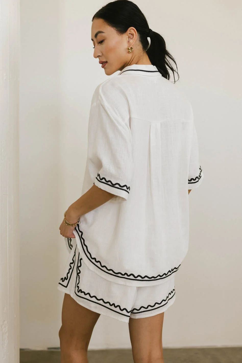 Josie Embroidered Women's Blouse - Floral Lace Summer Tops for Casual Wear & Office Outfits | Perfect for Date Nights, Brunch & Special Occasions