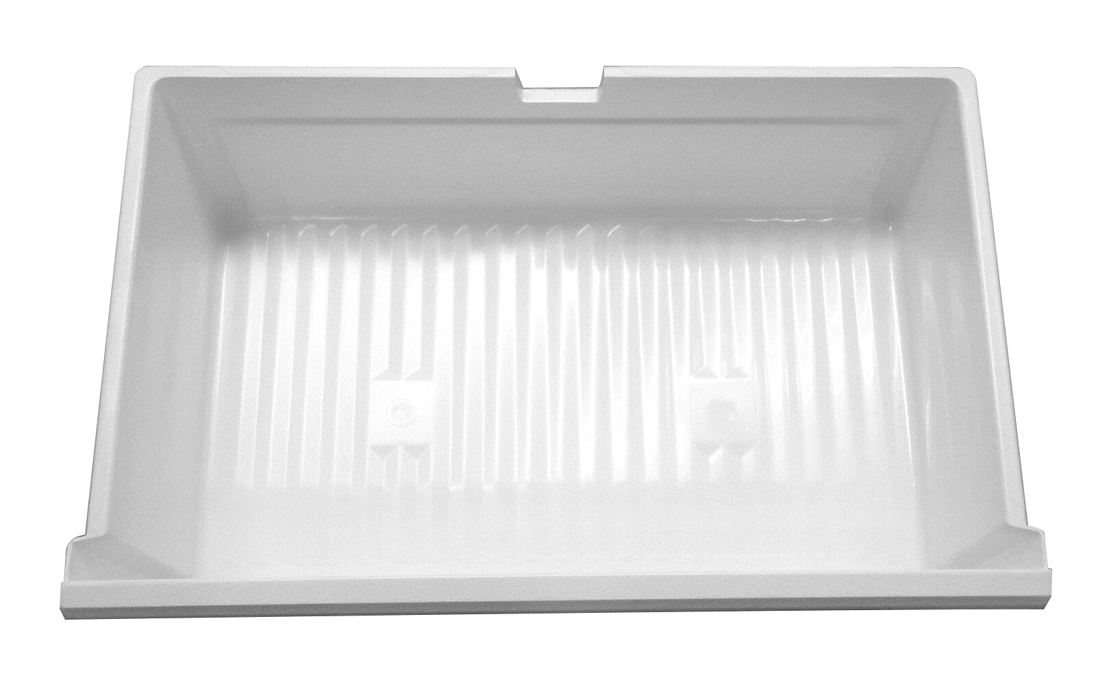 GE Refrigerator Vegetable Crisper Pan WR32X1104 Replacement - Compatible with AP2069040 PS300827 - Perfect for Fresh Produce Storage in GE Fridges