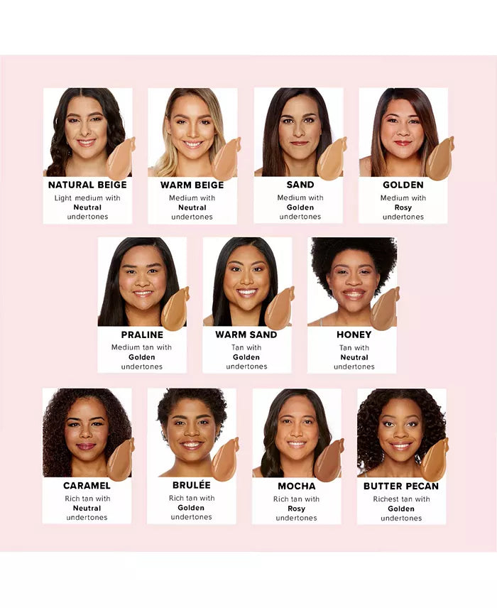 Too Faced Born This Way Flawless Coverage Natural Finish Foundation - Snow | Full-Coverage Liquid Makeup for a Radiant, Natural Look | Perfect for Everyday Wear & Special Occasions