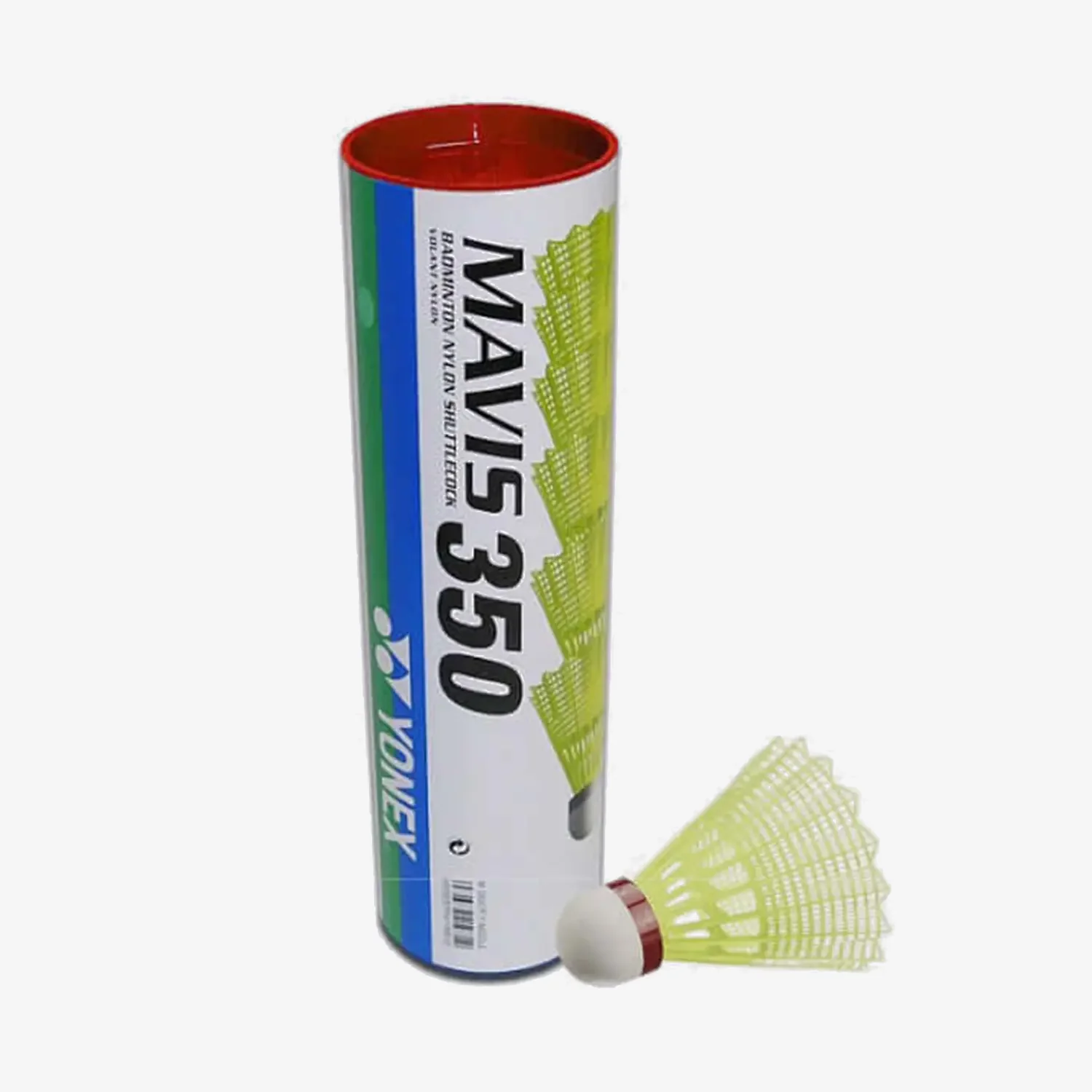 Yonex Mavis 350 Badminton Shuttlecocks - High-Speed Nylon Feathers, Bright Yellow for Enhanced Visibility | Perfect for Training, Tournaments & Recreational Play