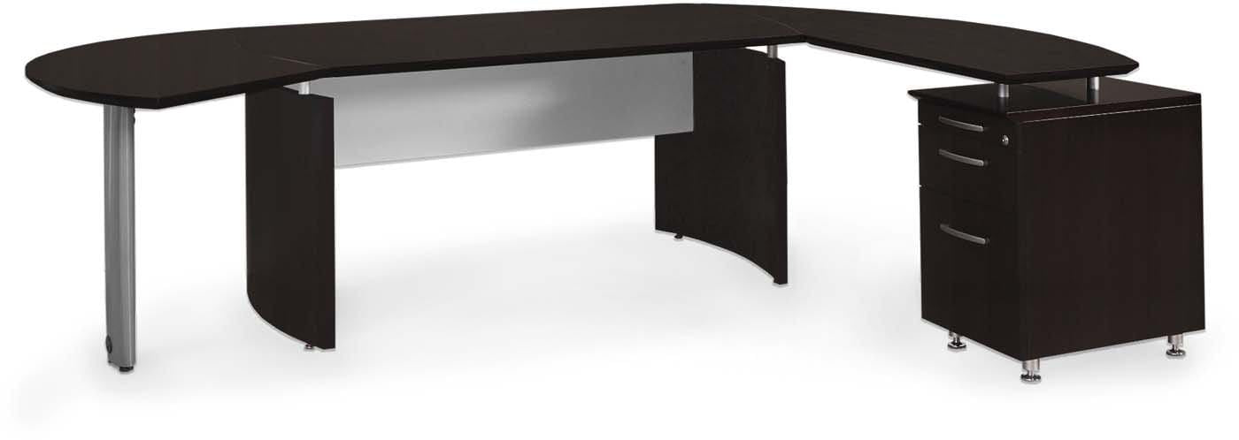 Safco Mayline Medina Office Desk Set [MNT4] - Modern Workstation for Home & Office - Perfect for Professionals, Students & Remote Workers
