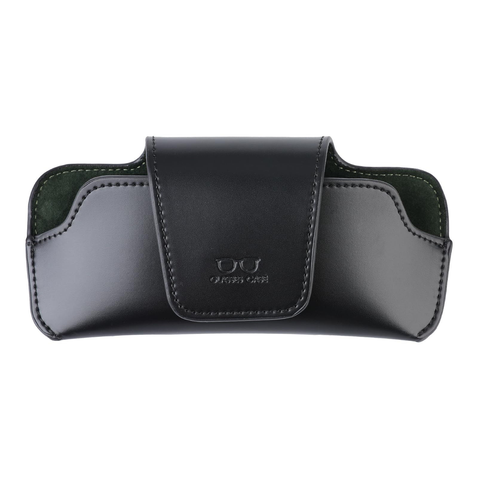 Premium Leather Car Visor Sunglass Holder - Universal Eyeglasses Storage Case for Sun Glasses & Reading Glasses - Perfect for Road Trips, Commuting & Daily Driving Accessories