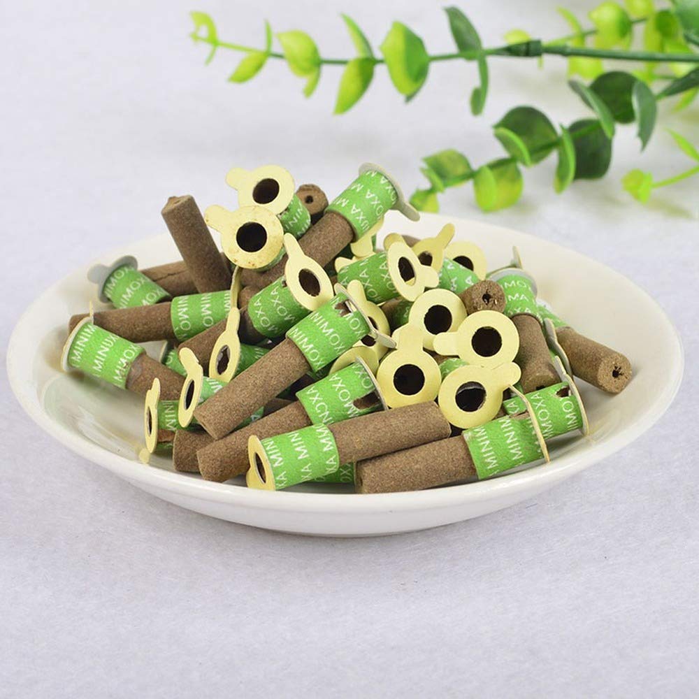 180pcs Moxibustion Sticks for Pain Relief - Traditional Chinese Medicine Moxa Therapy for Back, Foot & Uterus Warmth - Natural Acupuncture Massager for Home Wellness & Relaxation