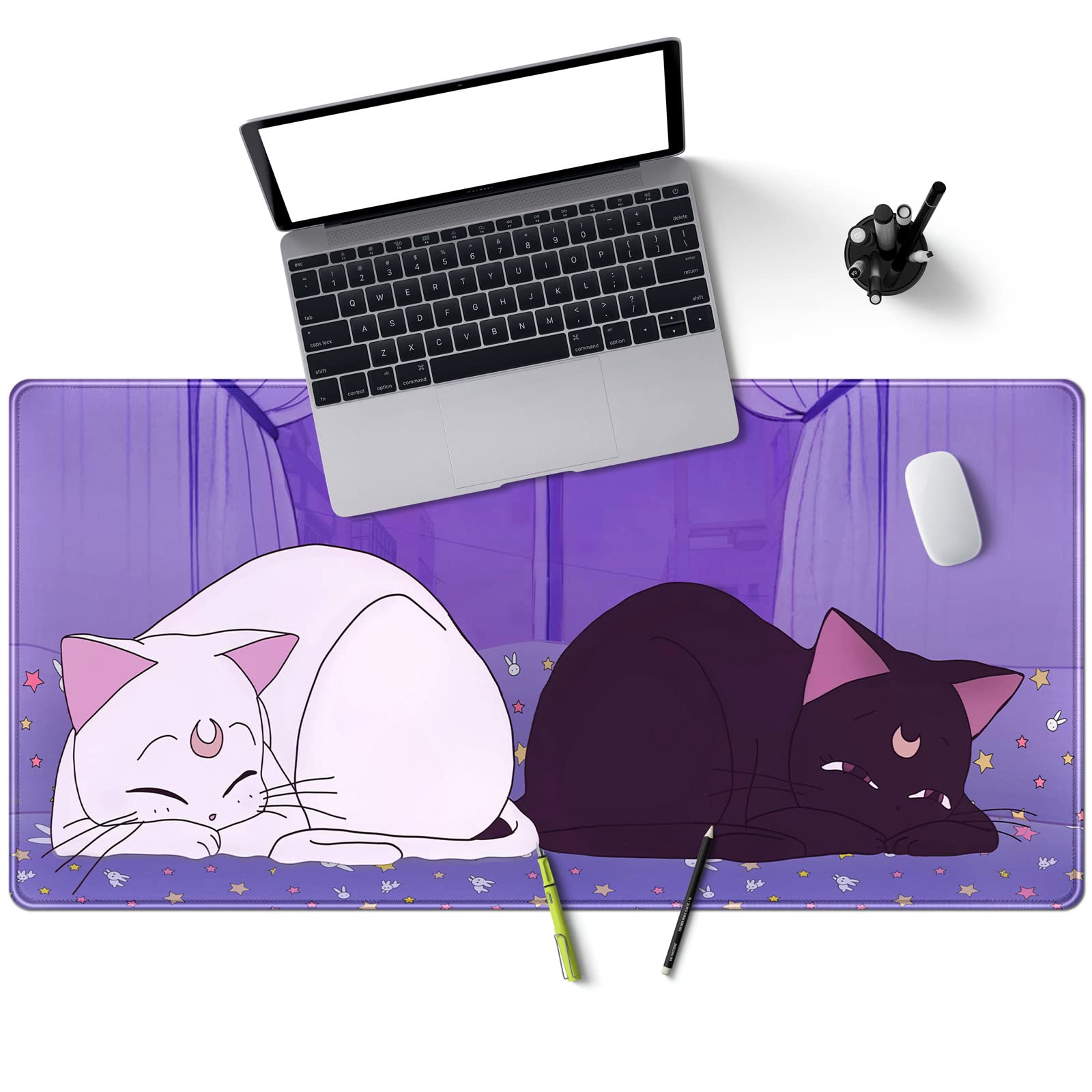 Anime Kawaii Cute Cat XXL Gaming Mouse Pad - 31.5