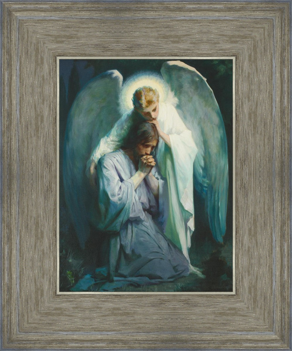 Agony in the Garden - Religious Art Print - Biblical Wall Decor for Home, Church & Office - Jesus Christ Prayer Scene - Christian Gift Idea