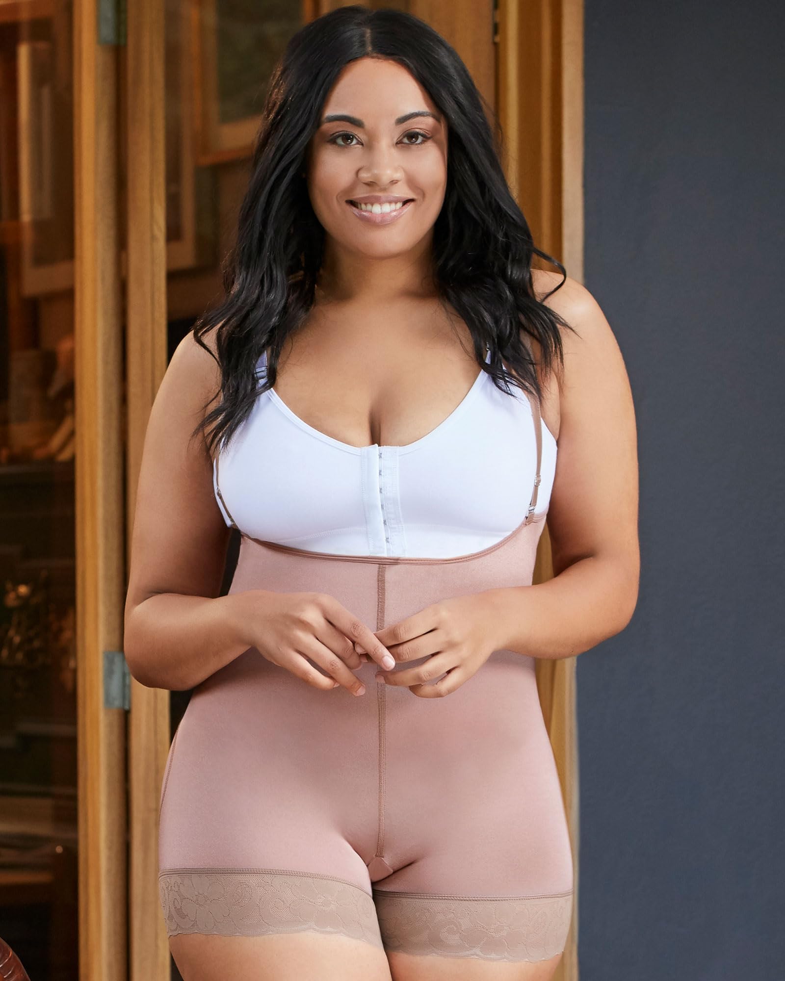DELIÉ by Fajas DPrada 09075 Colombian Postpartum Girdle - Full Body Shaper for Women - Slimming Waist Trainer & Tummy Control Shapewear for Post Pregnancy Recovery & Everyday Wear