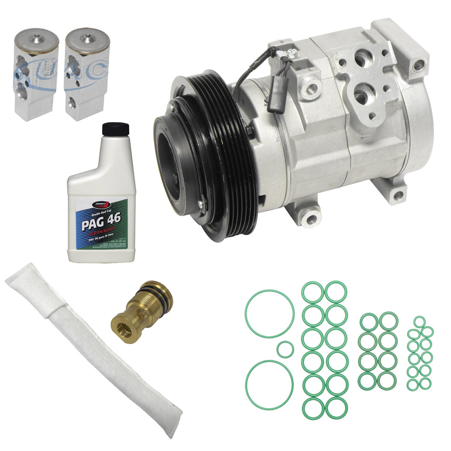 Universal Air Conditioner KT 1972 A/C Compressor and Component Kit - Replacement Parts for Car AC Repair | Perfect for Home Garage Mechanics & Professional Auto Shops