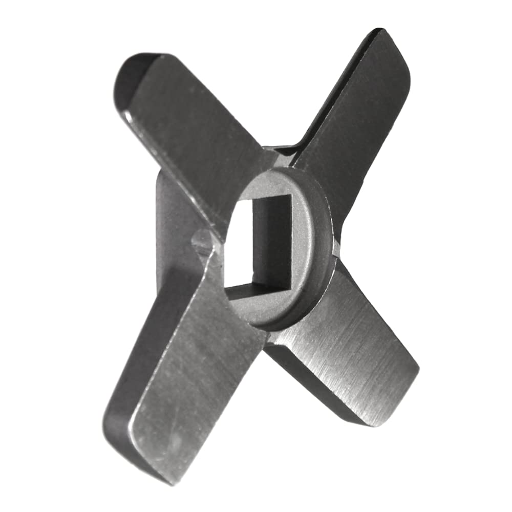 Premium #22 Forged Steel Grinder Knife - Heavy Duty Meat Grinder Blade for Home Kitchen & Commercial Use - Perfect for Grinding Beef, Pork, Chicken & Sausage Making