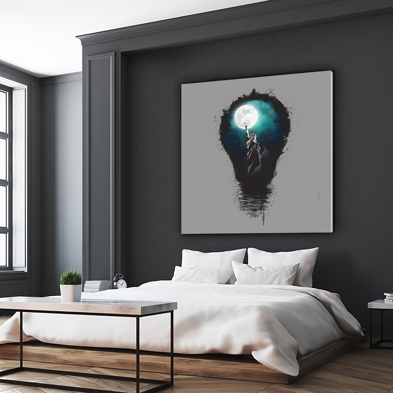 Big City Lights - Stylish LED Wall Art for Modern Home & Office Decor | Perfect for Living Room, Bedroom, and Workspace Ambiance