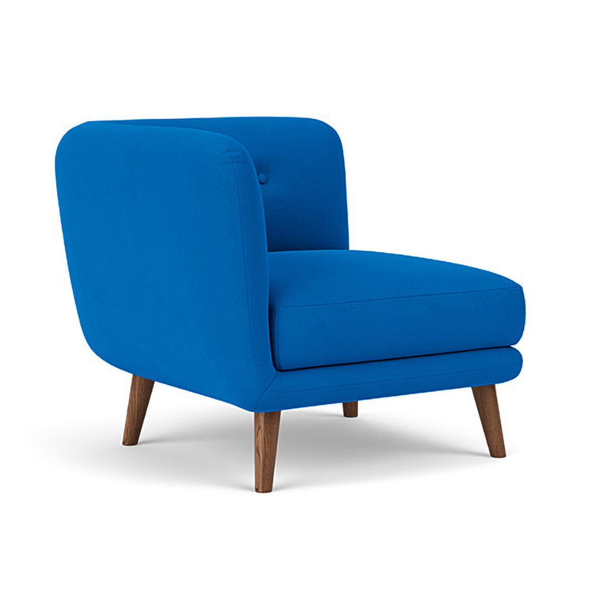 Alfred Fabric Right 1 Seater Modular Sofa - Modern Comfortable Single Chair for Living Room, Bedroom & Small Spaces