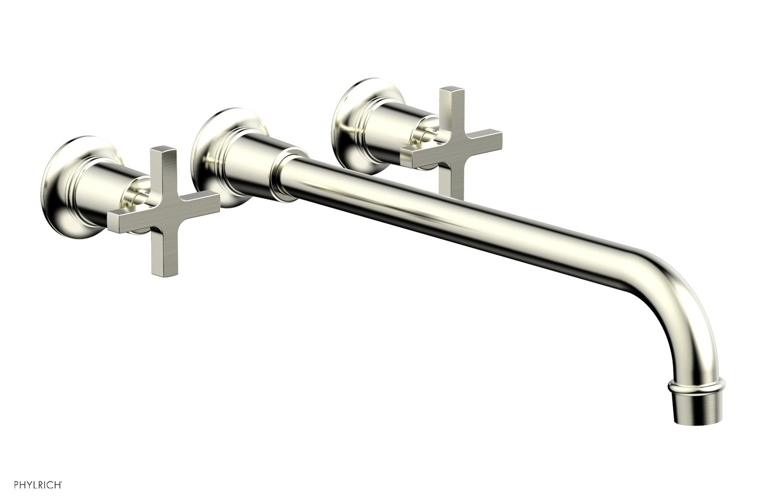 HEX MODERN Wall Mounted Lavatory Faucet Set with 14