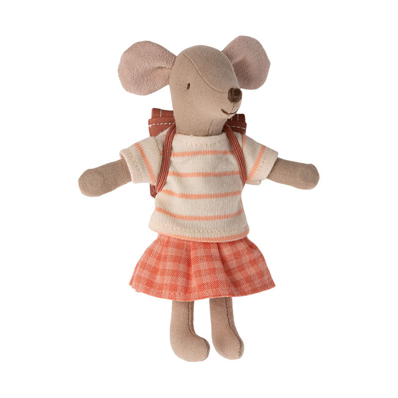 Maelie Big Sister Coral Tricycle Mouse Toy - Adorable Ride-On for Kids, Perfect for Pretend Play and Gift Giving