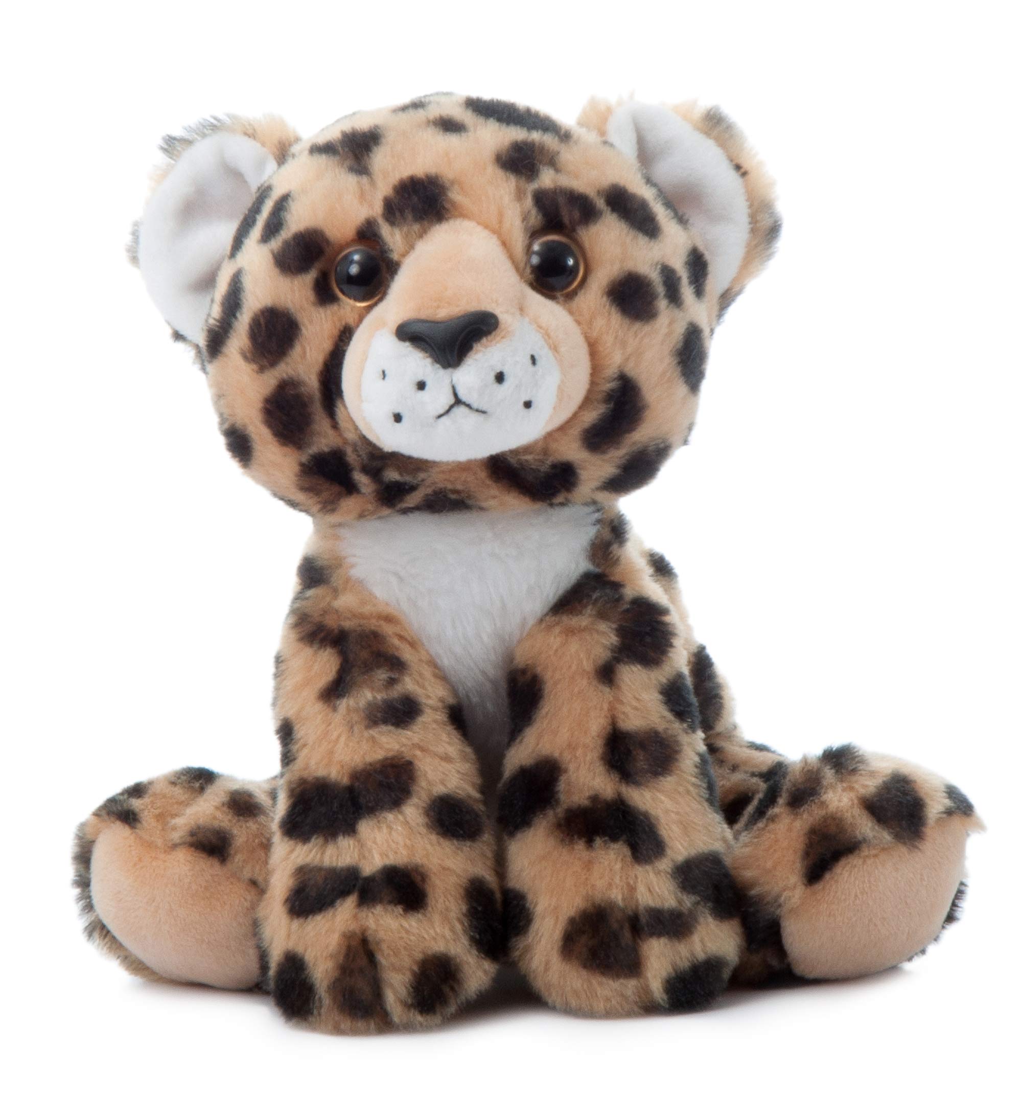 Cute 9-inch Cheetah Stuffed Animal Plush Toy - Perfect Gift for Kids & Wild Animal Lovers | Soft Zoo Animal Companion for Bedtime, Nursery Decor & Safari Themed Play