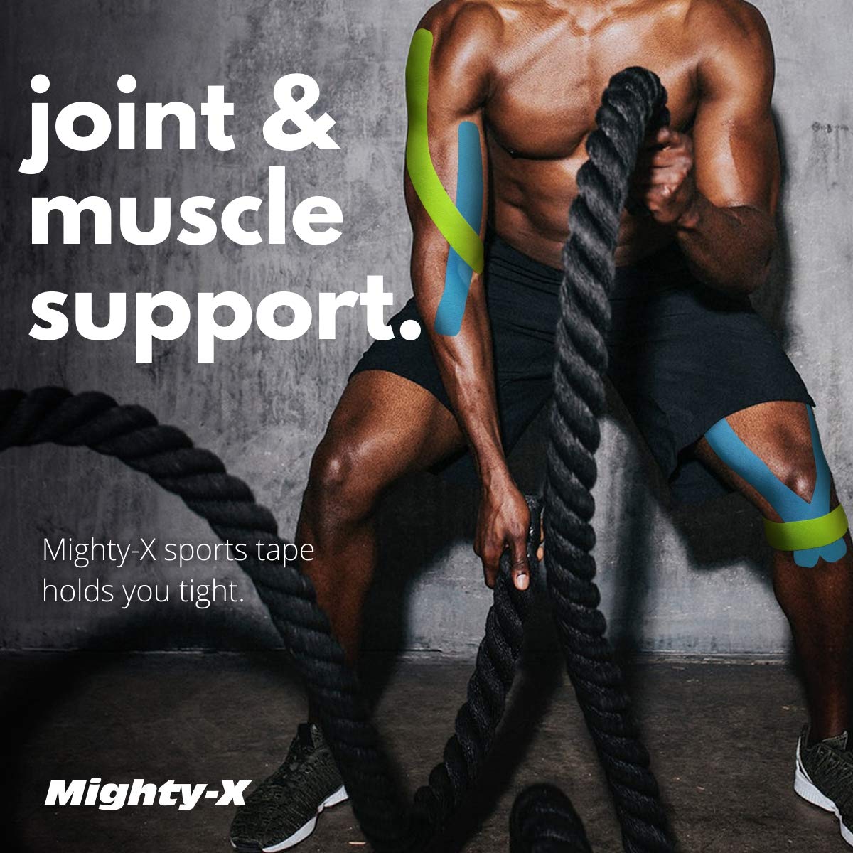 **Waterproof Kinesiology Tape - 3 Rolls (16.4 ft Each) - Muscle & Joint Pain Relief for Knee, Shoulder & Sports Injuries - Easy to Apply Athletic Tape with 50 Video Tutorials - Ideal for Running, Gym & Physical Therapy**